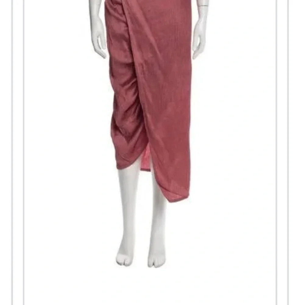 Elegant Mauve Maxi Skirt - Picture 2 of 6